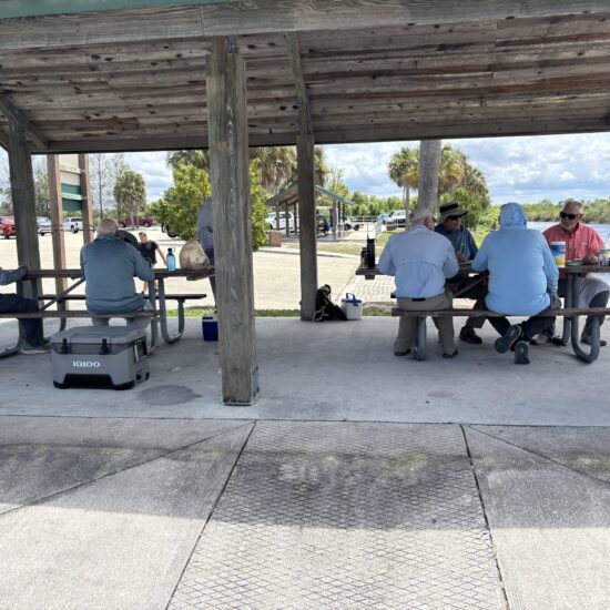 Chowing and Chatting At The Alligator Alley Ramp